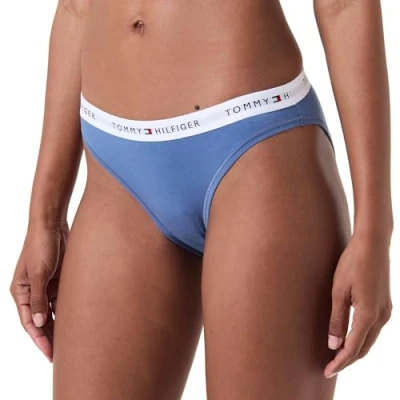Image of Tommy Hilfiger Iconbikini Briefs, Women&#039;s, Size: XS, Iron blue