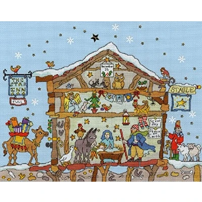 Image of Bothy Threads Cross Stitch Kit Cut Thru&#039; Nativity