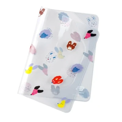Image of Hobonichi Techo Accessories Keiko Shibata: Cover on [A6/for double covering] Dog Ears Fluttering in the Wind