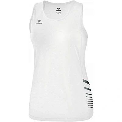 Image of Erima Women Race Line 2.0 Running Singlet New White, Size 42