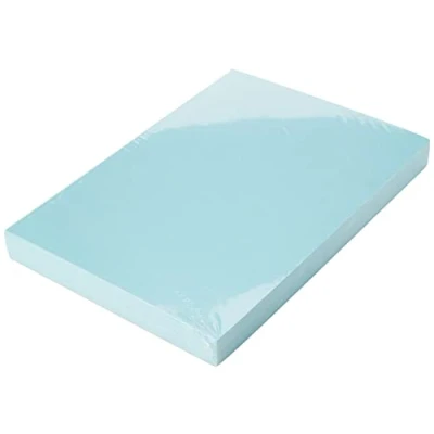 Image of House of Card &amp; Paper A4 220 GSM Coloured Pastel Blue (Pack 100 Sheets), HCP142,210x297mm