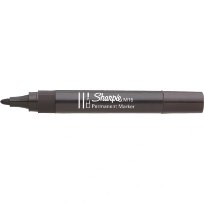 Image of Sharpie M15 Round Tip Permanent Marker Black