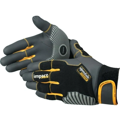 Image of Ejendals 9185 Tegera Pro Palm side Coated Black/Grey Gloves Size 10