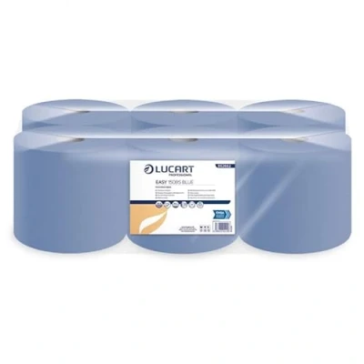Image of Blue Paper Towel Roll Centrefeed 2 Ply 160mm Height Pack of 6