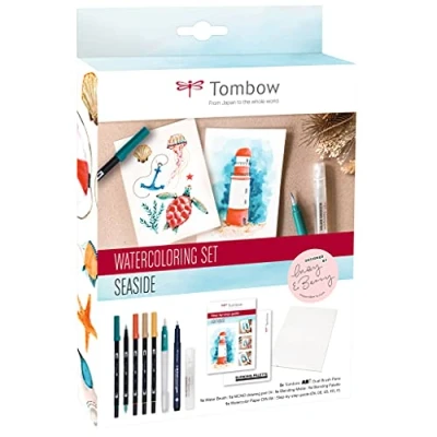Image of Tombow Watercolouring Set Seaside, WCS SEA