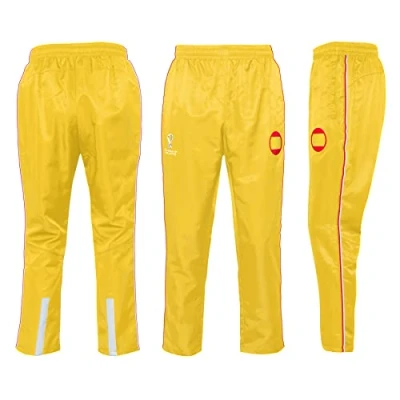 Image of FIFA Official World Cup 2022 Training Football Tracksuit Bottoms, Men&#039;s, Spain, Small Yellow