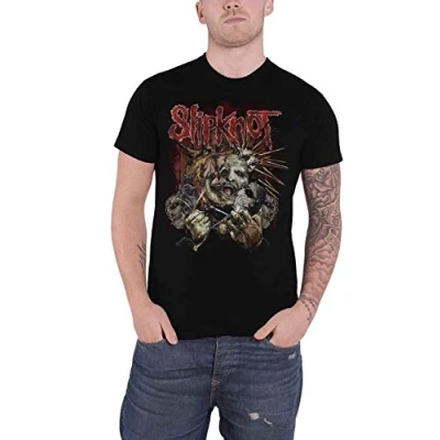 Image of Slipknot T Shirt Torn Apart Band Logo Official Mens Black XL