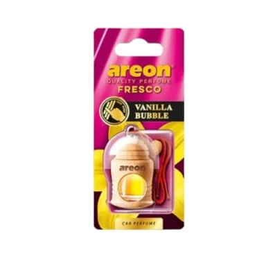 Image of AREON Fresco Car Air Freshener Vanilla Bubble Gum 4 Milliliters Multi Pack Of 10