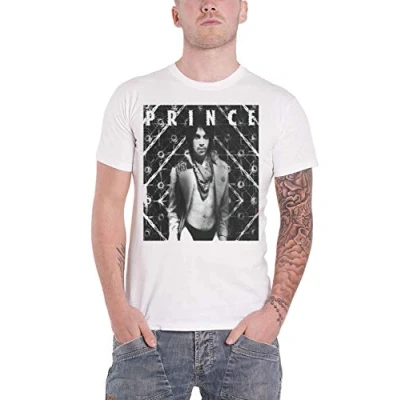 Image of Prince T Shirt Dirty Mind Album Cover Logo Official Mens White XXL