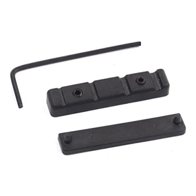 Image of Alnicov Adjustable POM Nut for 4 Strings Bass Guitar,Black