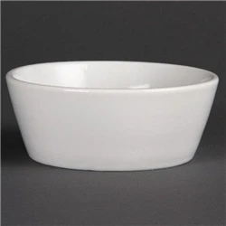 Image of Olympia Whiteware Sloping Edge Bowls 120mm (12 Pack)