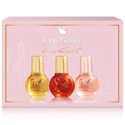 Image of Gloria Vanderbilt Discovery Perfume Set (Contains No.1 30ml, In Red 30ml &amp; Miss 30ml). Gift Sets Women, For Women Genuine