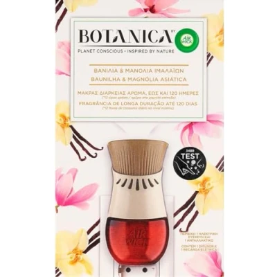 Image of Air Wick Botanica Electrical Plug In Diffuser (UK pin) &amp; Refill Vanilla Asian Magnolia