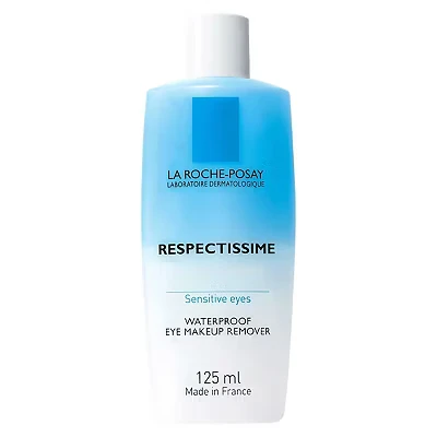 Image of La Roche Posay Respectissime Waterproof Eye Makeup Remover 125ml For Sensitive Eyes