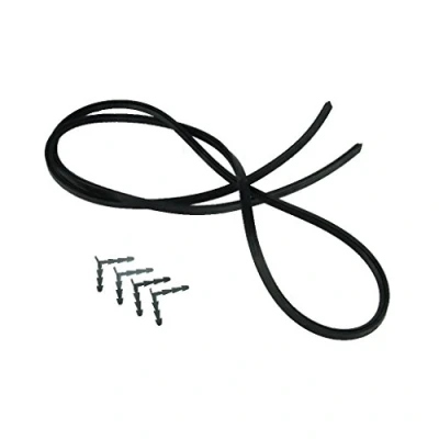 Image of Ufixt Universal 4 Sided Cooker Oven Rubber Door Seal (With Corner Clips + Instructions)