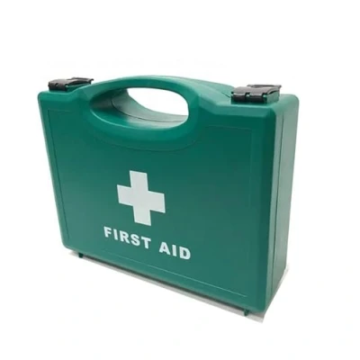 Image of First Aid Kit Safety HSE Economy 1 10 Persons Fully Stocked Hard Case Workplace Home HTUK