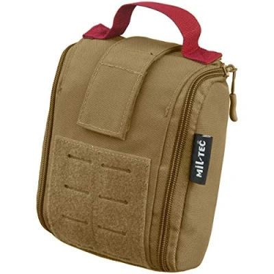 Image of Mil Tec Unisex Adult 25 Piece First Aid Pack, Dark Coyote, One Size