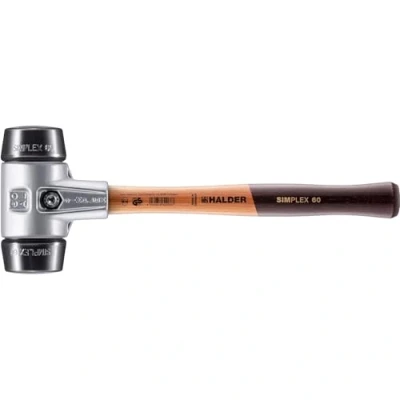 Image of Halder 3102060 &quot;Simplex&quot; Rubber Soft Face Mallet, Multi Colour, 60 mm