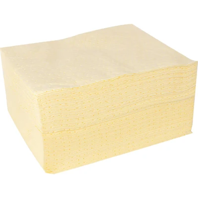 Image of Solent Spill Control Absorbent Pads S+ Chemical, Pack of 100