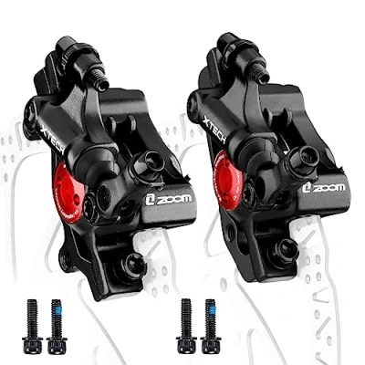 Image of Hydraulic Disc Brake Calipers, HB 100 Line Pulling Bike Caliper Set Front and Rear,for MTB bike, E Folding