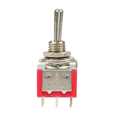 Image of 10pcs Momentary Toggle Switch ON Off 3 Position DPDT 6 Pin 6mm 2A/250VAC 5A/120VAC