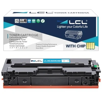 Image of LCL Compatible Toner Cartridge 054 054H CRG 3027C002 (1 Cyan) Replacement for Canon i SENSYS LBP621CW 623cw MF643CDW MF645CX MF640C MF641CW MF642CDW MF644CDW