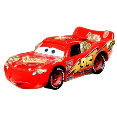 Image of Disney Pixar Cars 1:55 Die Cast Cactus Lightning McQueen