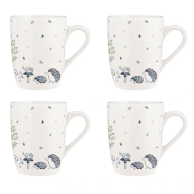 Image of Price &amp; Kensington Woodland Set of 4 Mugs 330ml