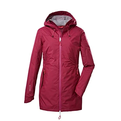 Image of Killtec KOS 54 WMN JCKT 39169 000 Women&#039;s Functional Outdoor Jacket with Hood Dark Pink 44