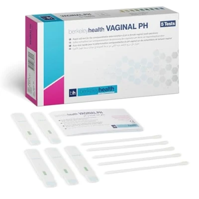 Image of Berkeley Health Thrush &amp; Bacterial Vaginosis (BV) pH Rapid Test Kit Fast Accurate Results in 1 Minute 5 Tests