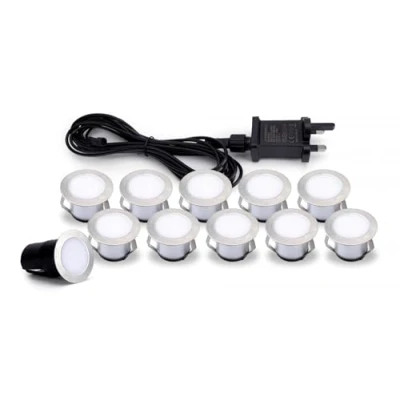 Image of Outdoor Dusk To Dawn 10 Deck Light Kit 2700K Integral LED