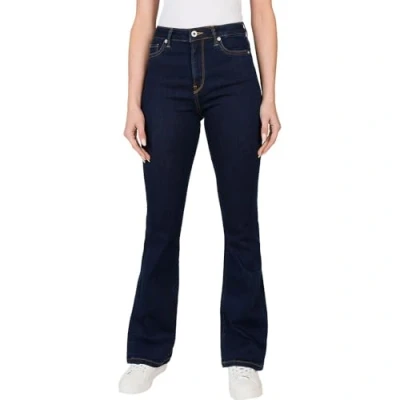 Image of Pepe Jeans Women&#039;s Flare Hw Pl204733 Jeans, Blue (Denim DP8), 26W x 32L