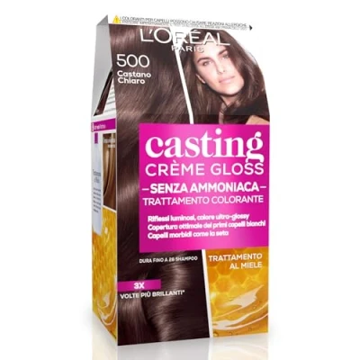 Image of L&#039;OREAL Casting 500 Light Brown Cream No Ammonia Estrosa Hair Dye