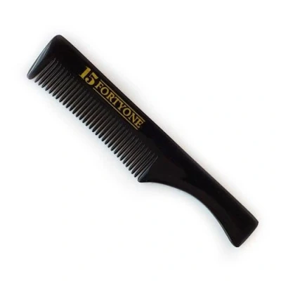 Image of 1541 London Pocket Moustache Comb Black (BC4)
