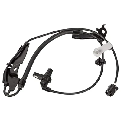 Image of 8954233100, 8954233110, 8954233120, 8954233130 ABS Sensor FEBI BILSTEIN 171088 Front Axle Right with retaining strap 1045mm