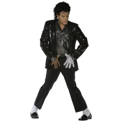 Image of Smiffys Michael Jackson Billie Jean Costume (Large)
