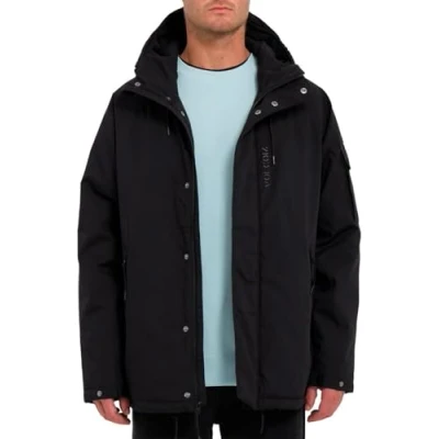 Image of Volcom Stoke Stone II 10K Jacket Black (UK, Alpha, M, Regular, Black)