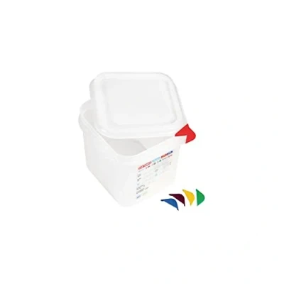 Image of Araven Food Container 2.6Ltr 2.6 litre (1/6 GN) 150(H) x 176(W) 162(D)mm. Pack quantity: 4