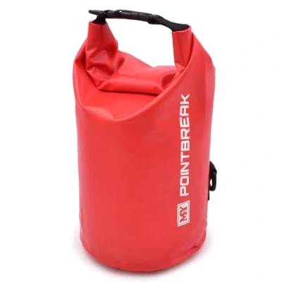 Image of M.Y Point Break Red 5L Dry Bag Adjustable Strap Waterproof for Kayaking, Fishing, Canoeing, Hiking