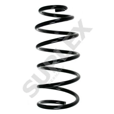 Image of 6N0411105C Coil spring SUPLEX 39149 Front Axle with constant wire diameter green, white (5x) VOLKSWAGEN: Golf 4, 4 Variant