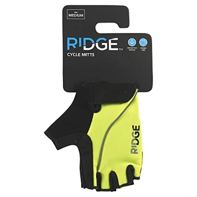 Image of URBNLIVING Cycling Bike Bicycle Training Full Half Sports Fitness Winter Gloves (Half Finger/Fingerless, Medium)