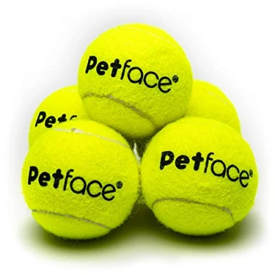 Image of Petface Mini Super Tennis Balls for Dogs, 4.8 cm (Pack of 5)