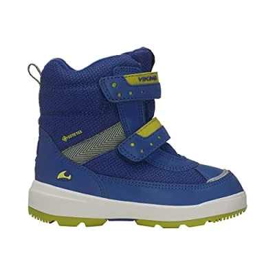 Image of Viking Pl​a​y​ Hi​g​h​ Gtx R Wa​r​m​ Walking Shoe Unisex Kids, Cobolt Lime, 12.5 UK Wide
