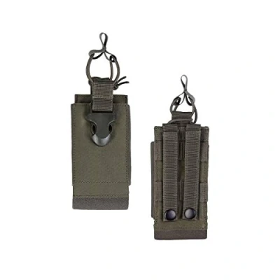 Image of Mil Tec Unisex Adult Radio Bag 13493701 Bag, Olive, One Size