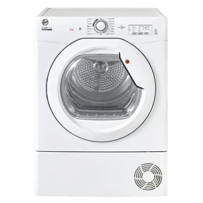 Image of Hoover HLEC8LG Freestanding Condenser Tumble Dryer, Sensor Dry, 8 kg Load, White