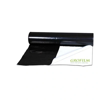 Image of Hydroponics Black &amp; White Reflective and Mylar Grow Film Sheeting 5m x 2m Roll