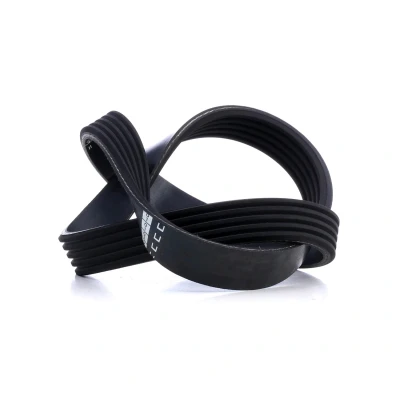 Image of 30777417, 8653641 V ribbed belt FEBI BILSTEIN 38445 FORD: Focus 2, 2 Kombi, C Max, VOLVO: C30, S40 II, V50