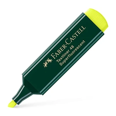 Image of Faber Castell 48 07 Textliner Yellow (Pack of 1)