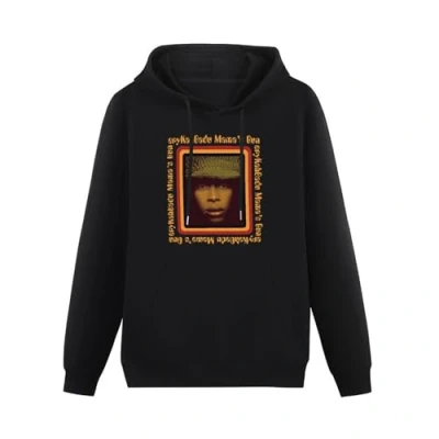 Image of QIANJIAOMEN Erykah Badu Men&#039;s Hoodies Pullover Hoody Black Unisex Sweatershirt S