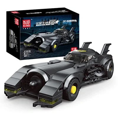 Image of Mould King 27018 Technology Super Car Bat Sports Model With Display Box Clamp Building Kit Compatible Toy (407 Pieces) Large Set for Adults,